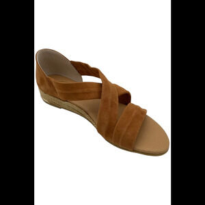 Pinaz Suede Cross-Over Strap Sandals Peru - Medium